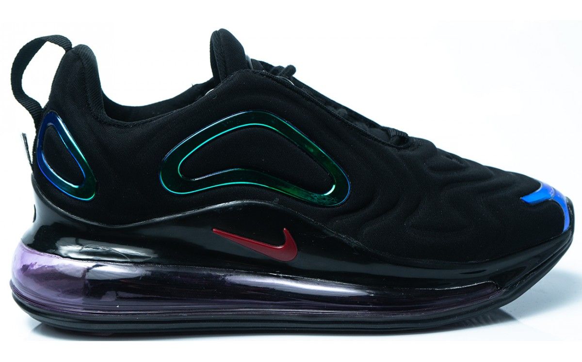 Nike Air Max 720 Black, черные, нейлон, мужские, женские