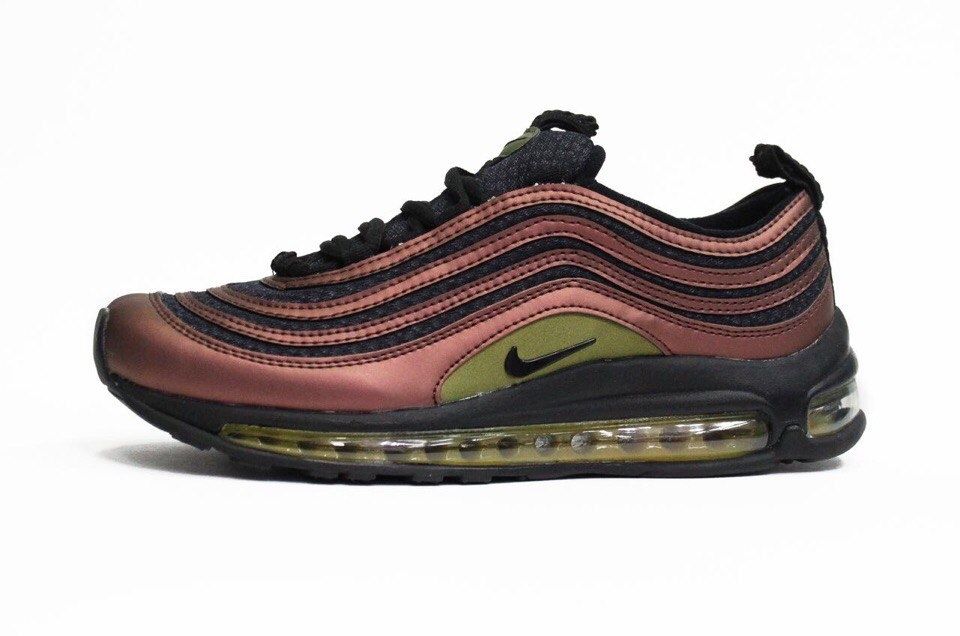 Nike Air Max 97, перламутровые кожа, нейлон, женские