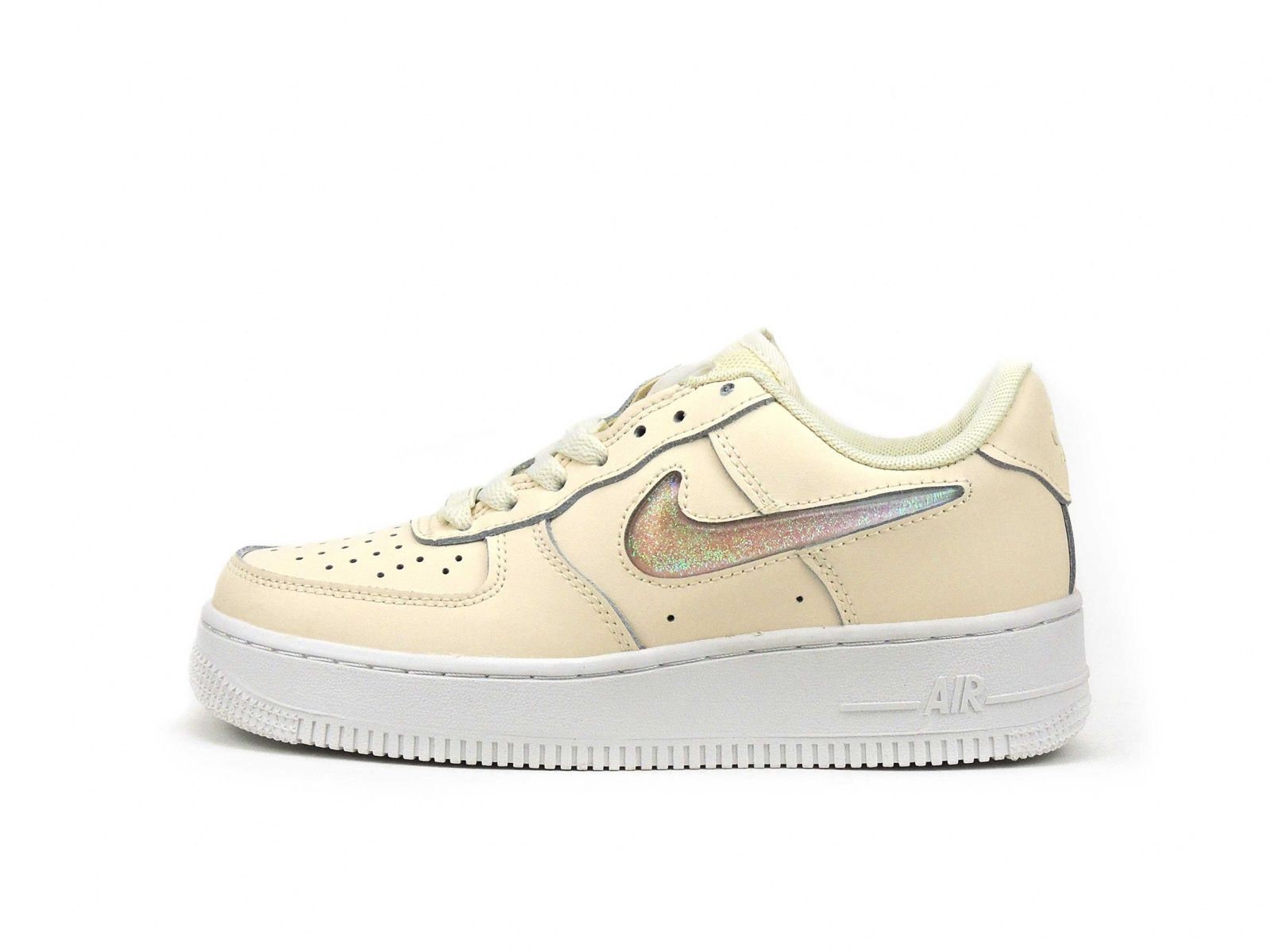 Nike Air Force 1 LV8, бежевый, кожа, женские