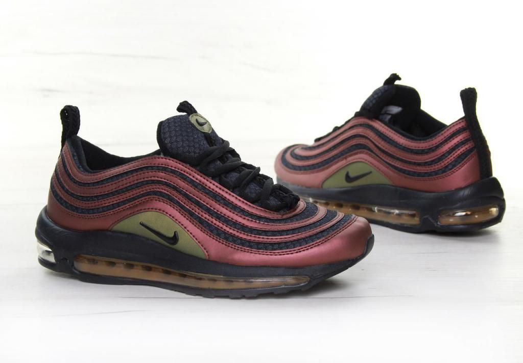 Nike Air Max 97, перламутровые кожа, нейлон, женские